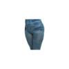 Legging bleu effet jean usé 